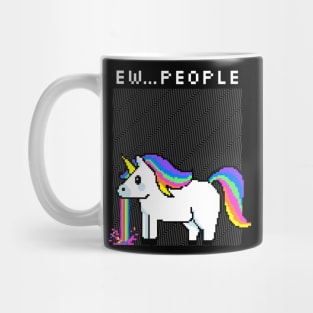 Funny Unicorn Vomiting Ew...People Mug